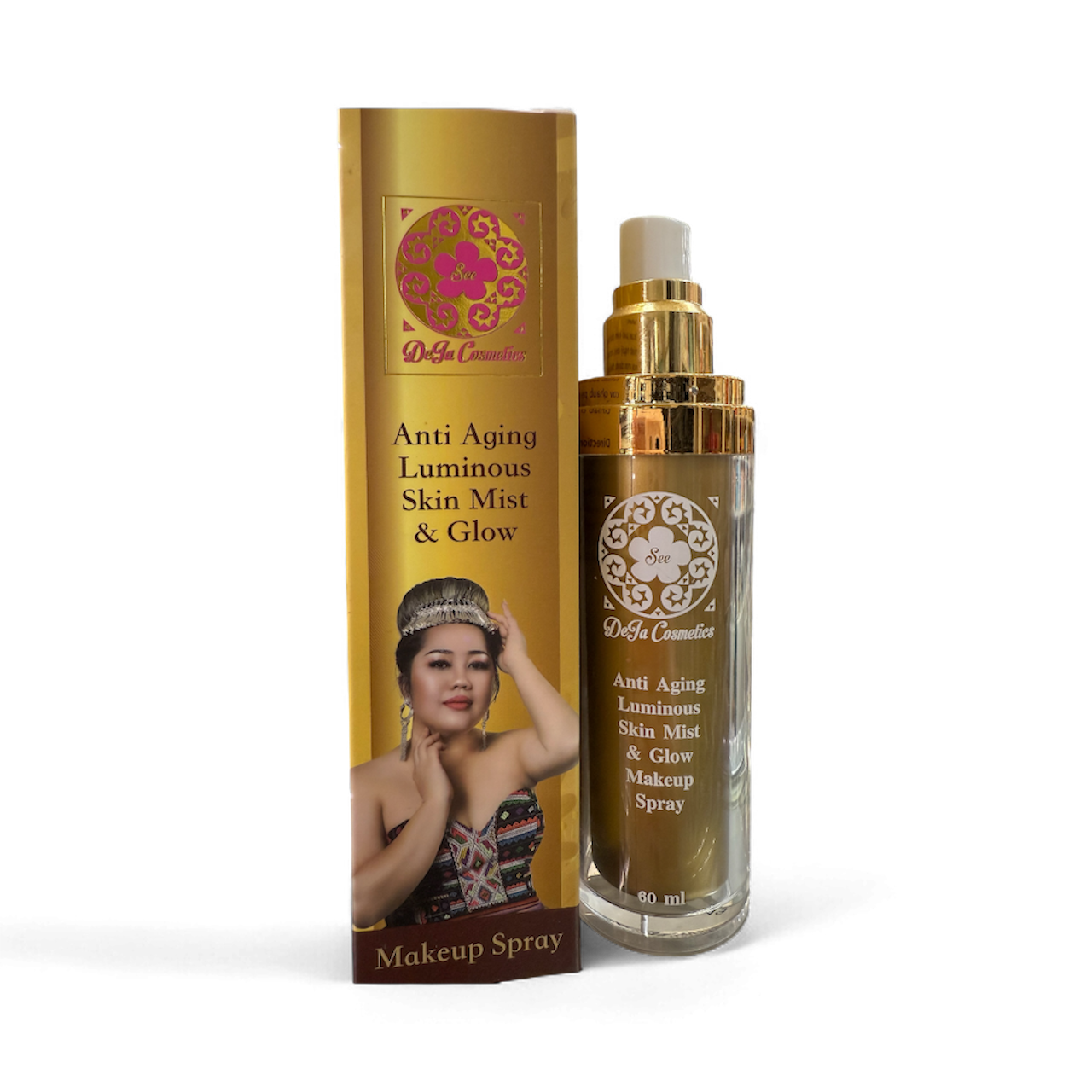 Gold Anti aging settings spray