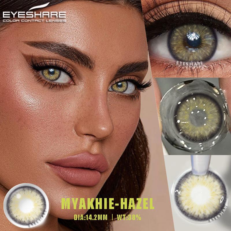Myakhie-hazel colors contacts
